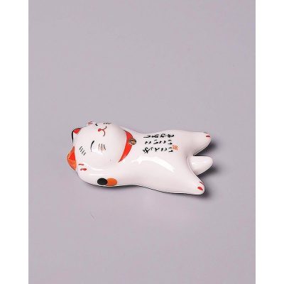 Maneki Neko Szerencse Macska Evőpálcika Tartó