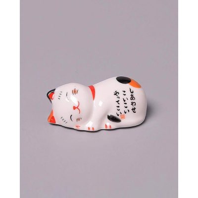 Maneki Neko Szerencse Macska Evőpálcika Tartó