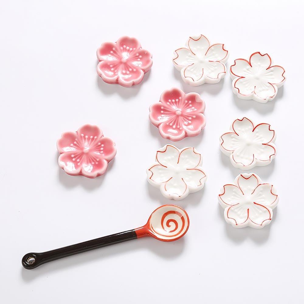 Hashioki Sakura formájú pálcika tartó
