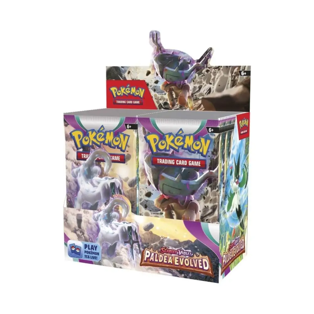 Pokemon TCG - Scarlet & Violet - Paldea Evolved - Booster Box - display (36 packs) Pokemon TCG - Scarlet & Violet - Paldea Evolved - Booster Box - display (36 packs)