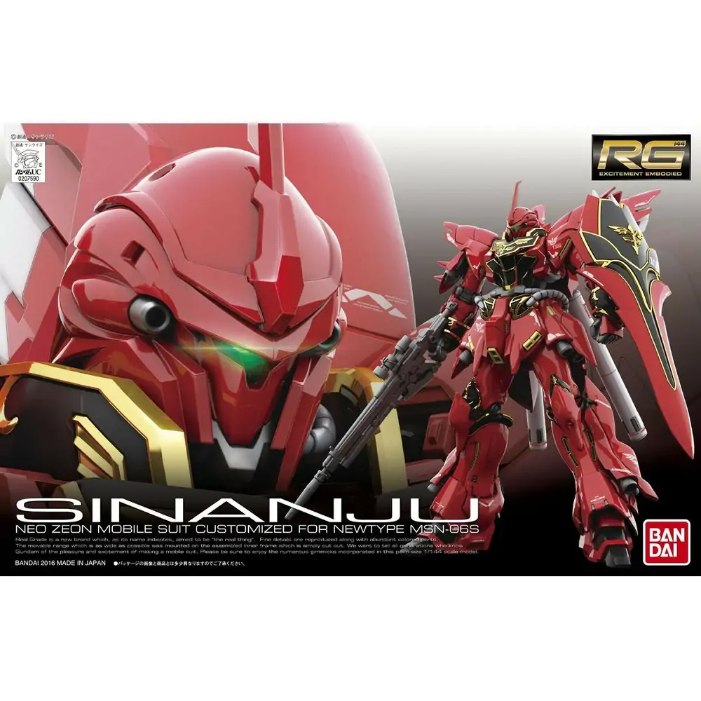 Rg Sinanju Msn-06s 1/144 Rg Sinanju Msn-06s 1/144