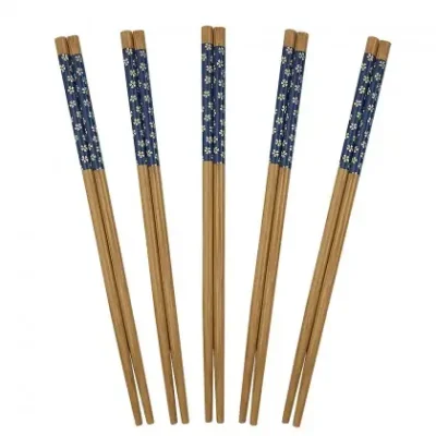 Blue Sakura Chopsticks Set