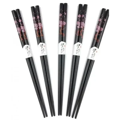 Bamboo Chopsticks Plum Blossom Design