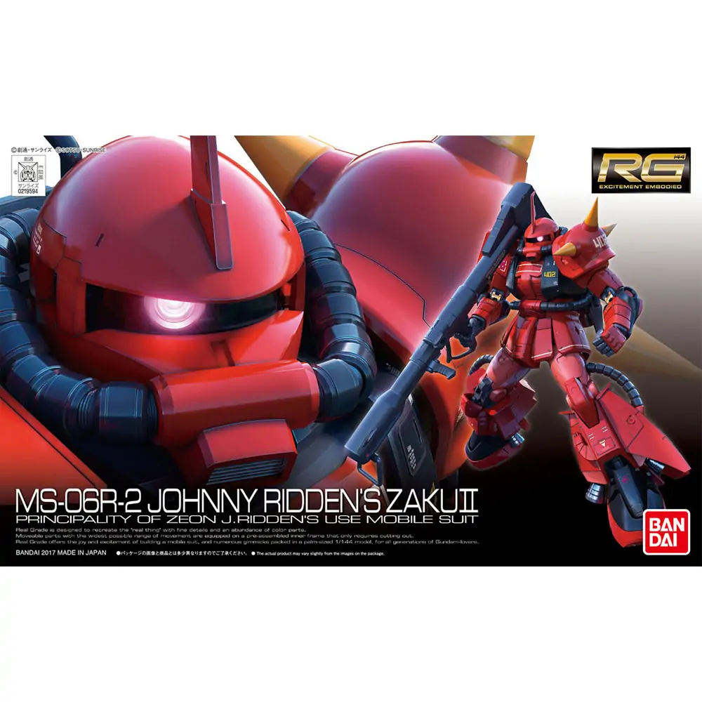 Rg Zaku Ii Ms-06r-2 Johnny Ridden