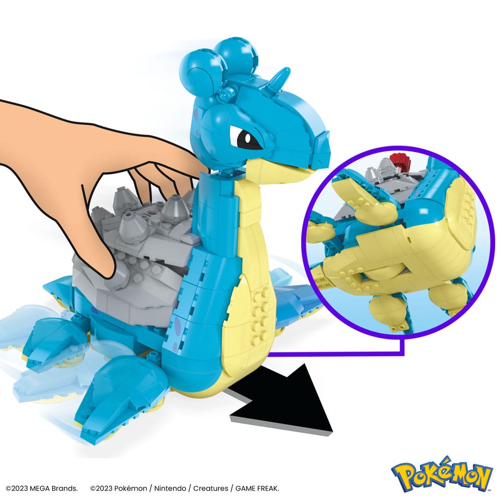 Pokémon Mega Construx Construction Set Lapras 19 cm Pokémon Mega Construx Construction Set Lapras 19 cm