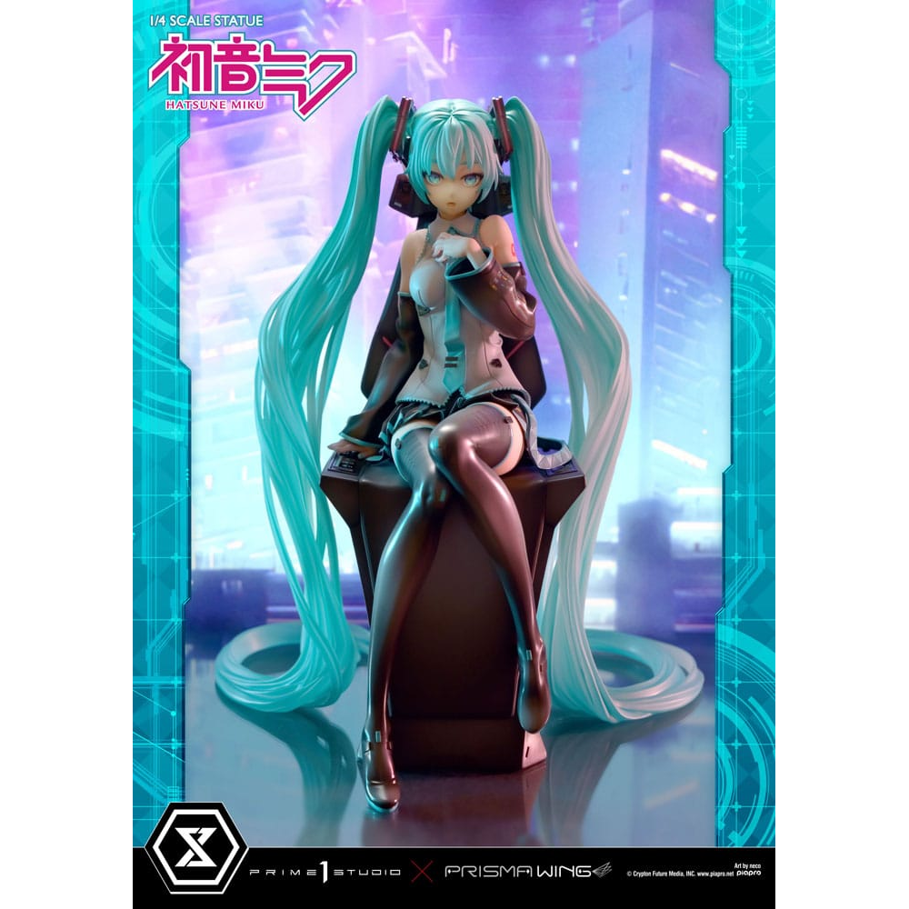 Hatsune Miku Prisma Wing PVC 1/4 Hatsune Miku Art by neco Figura 34 cm Hatsune Miku Prisma Wing PVC 1/4 Hatsune Miku Art by neco Figura 34 cm