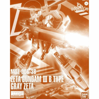 PbandaiMG MSZ-006-3B Zeta Gundam III B Type Gray Zeta