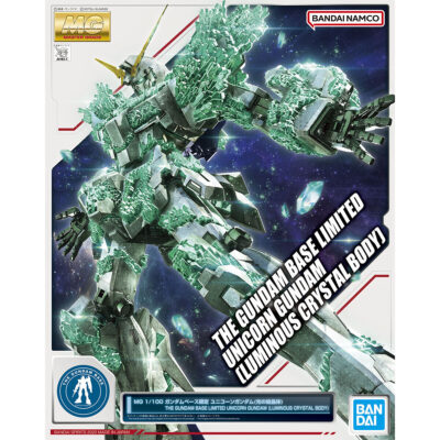 Gundam base limited MG Unicorn gundam(Luminous Crystal Body)