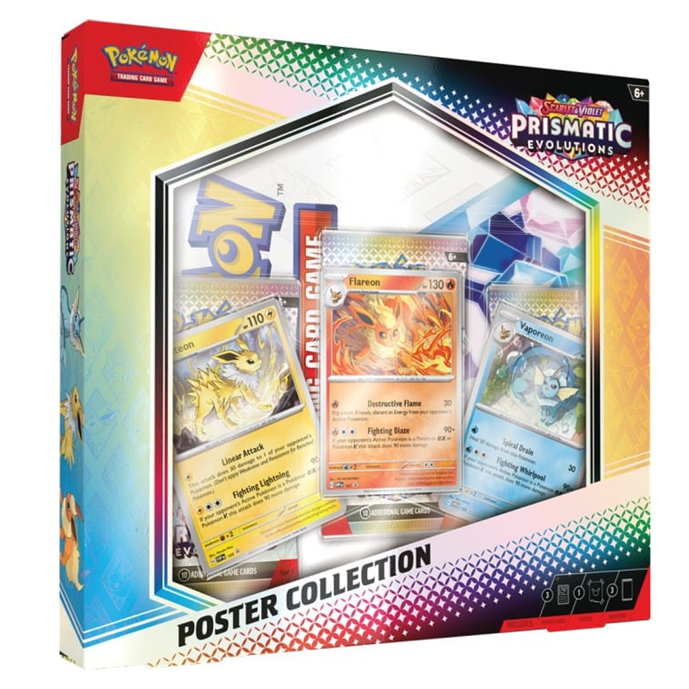 Pokemon Prismatic Evolutions Poster Collection Pokemon Prismatic Evolutions Poster Collection