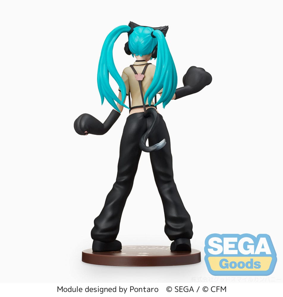 Hatsune Miku Project DIVA Arcade Future Tone SPM PVC Hatsune Miku Kitty Cat Figura 23 cm Hatsune Miku Project DIVA Arcade Future Tone SPM PVC Hatsune Miku Kitty Cat Figura 23 cm