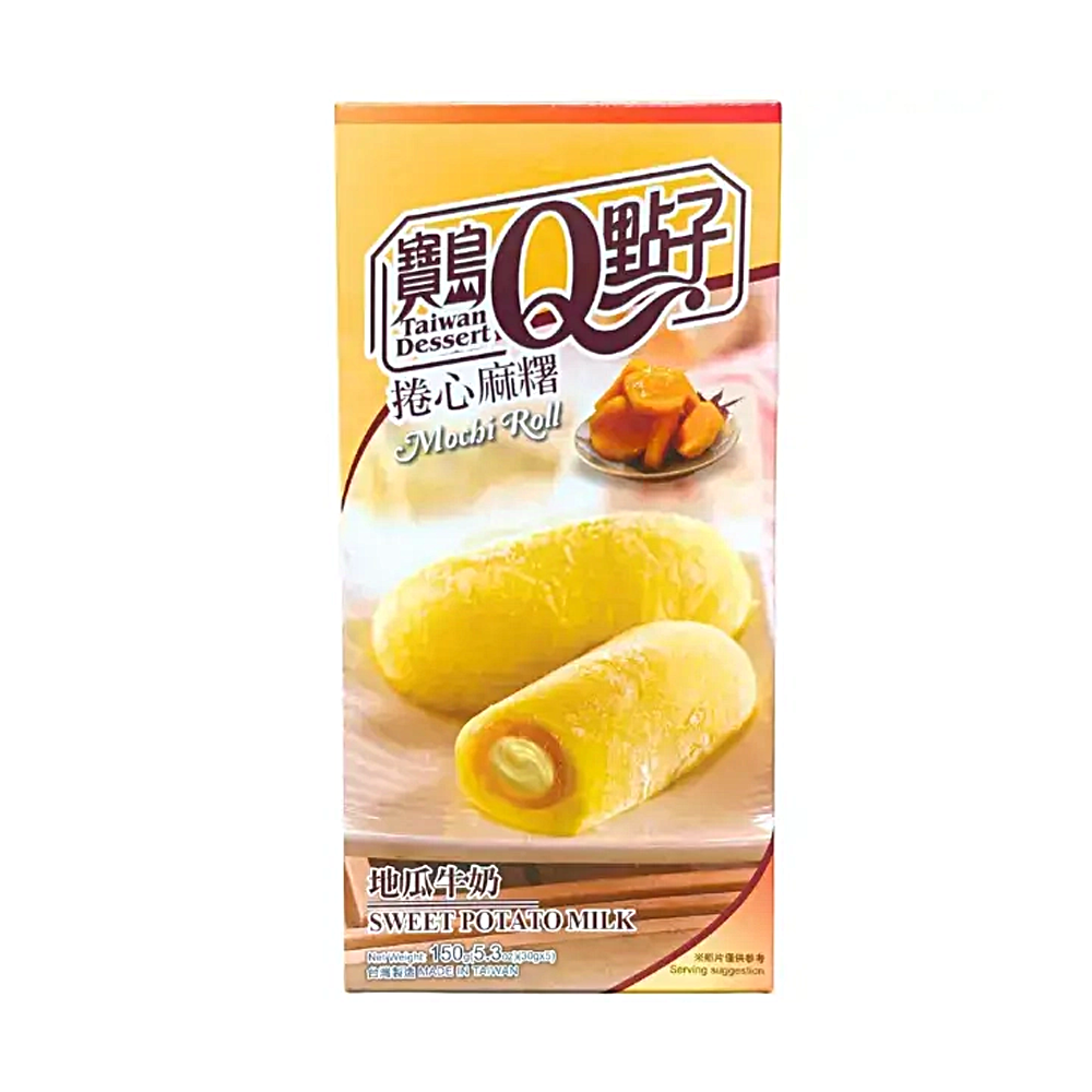 Q Brand - Édes Burgonyás Mochi Tekercs 150g Q Brand - Édes Burgonyás Mochi Tekercs 150g