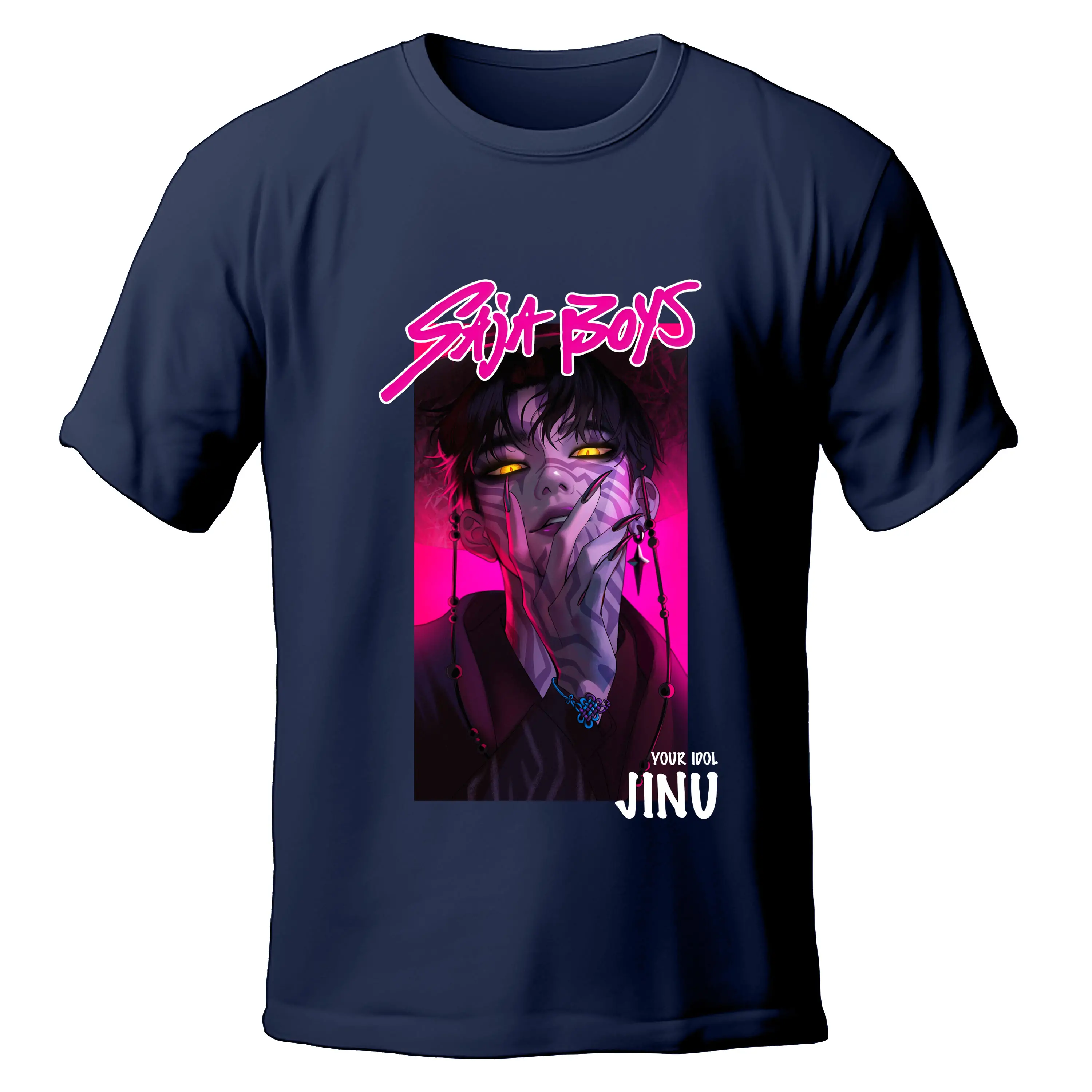 KPop Demon Hunters – Saja Boys - Jinu Unisex Póló KPop Demon Hunters – Saja Boys - Jinu Unisex Póló