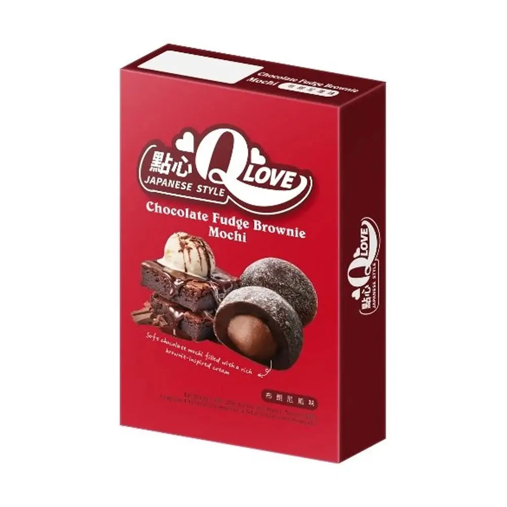 QLove Chocolate Fudge Brownie Deluxe Mochi 180g QLove Chocolate Fudge Brownie Deluxe Mochi 180g