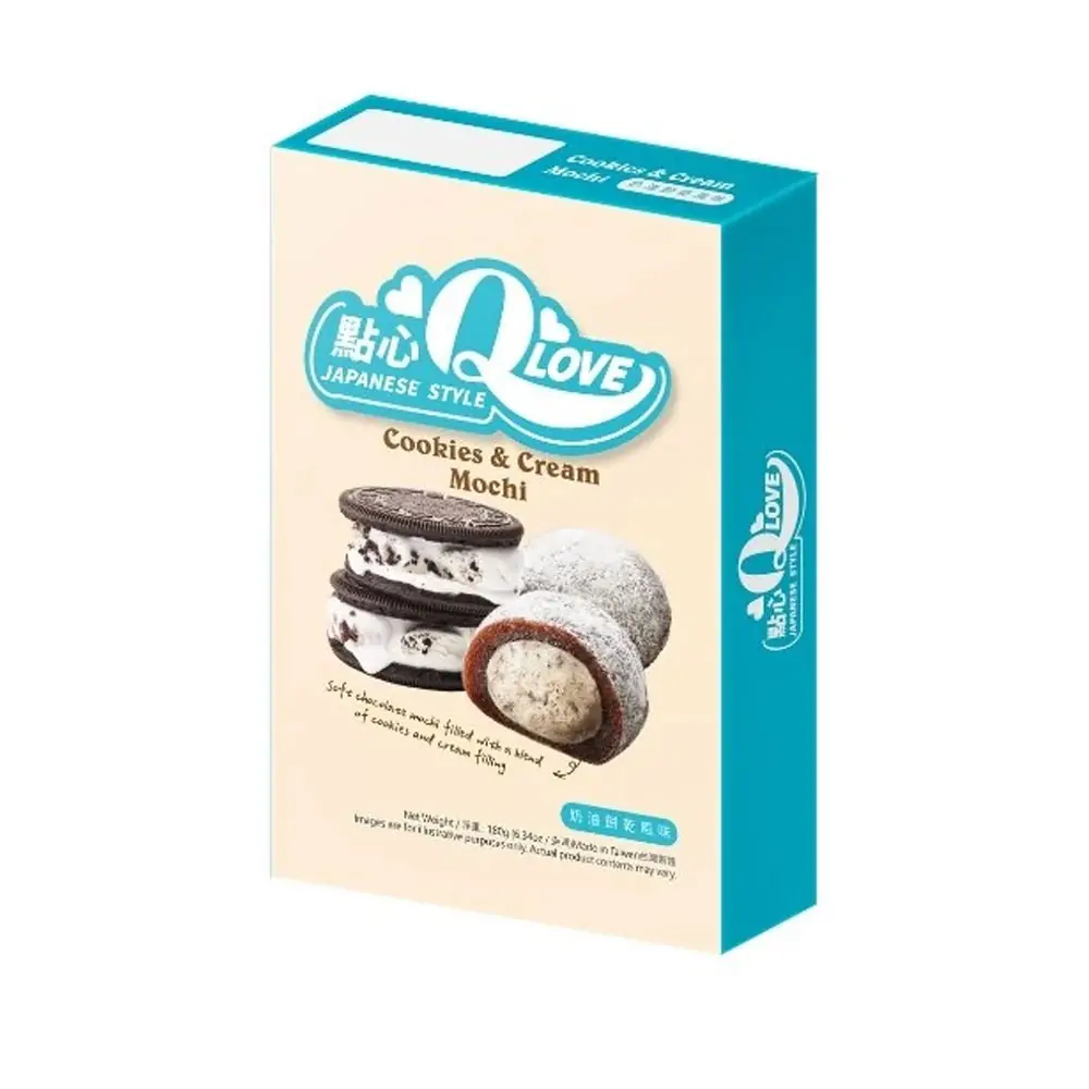 QLove Kekszkrémes Deluxe Mochi 180g QLove Kekszkrémes Deluxe Mochi 180g