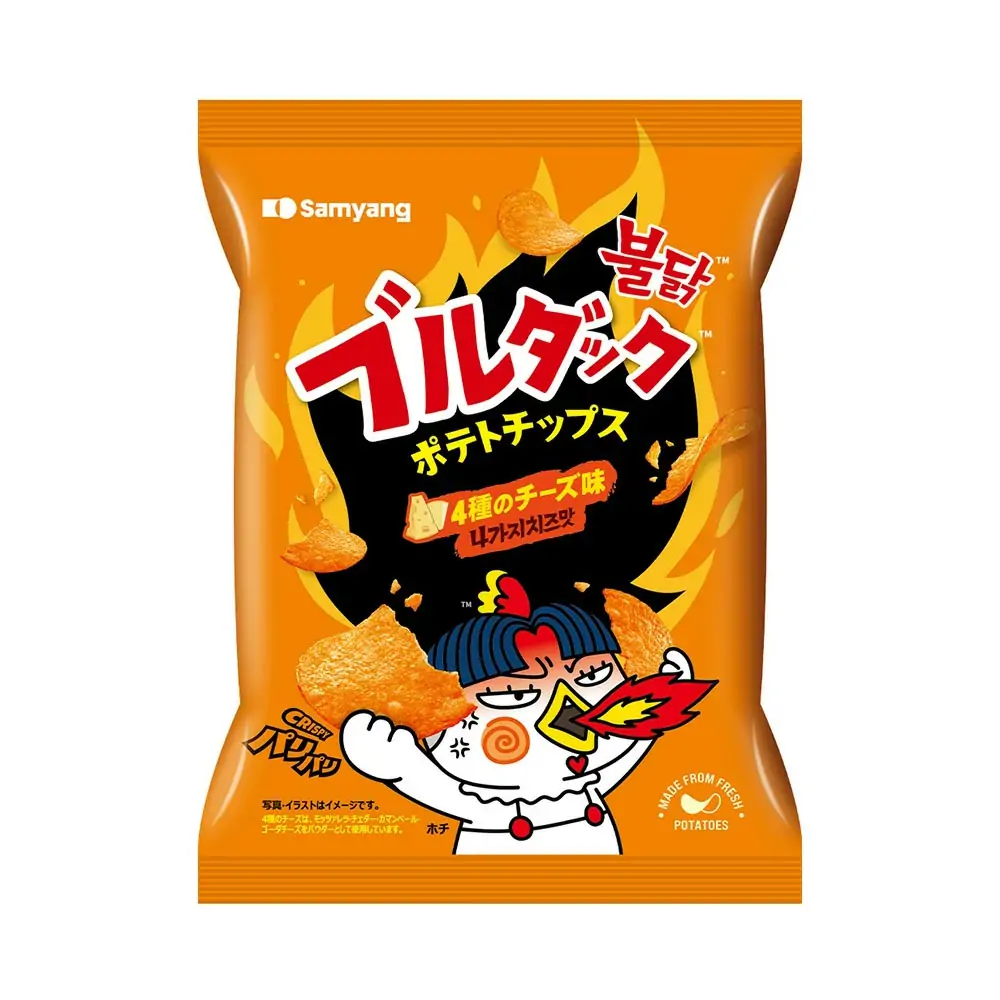 Samyang Buldak Potato Chips Cheese 55g Samyang Buldak Potato Chips Cheese 55g