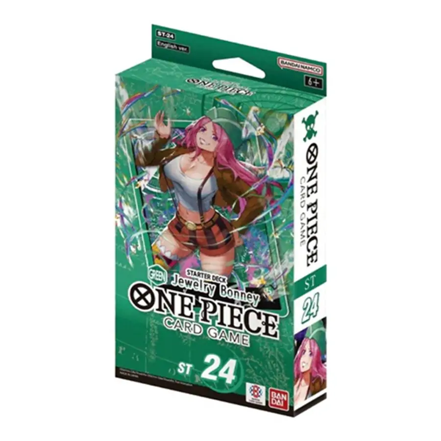 One Piece Card Game: Green Jewelry Bonney Starter Deck ST24 One Piece Card Game: Green Jewelry Bonney Starter Deck ST24