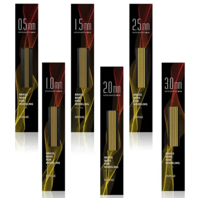 DSPIAE BB(0.5mm-3.0mm) Series Brass bars for Modeling (Solid Copper Bars)