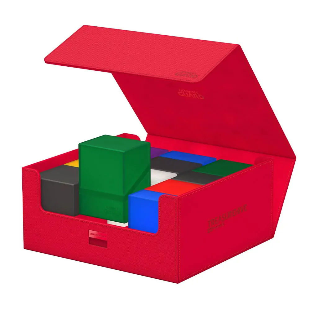 Ultimate Guard Treasurehive Kártyatartó 90+ Kártyának Xenoskin - Piros Ultimate Guard Treasurehive Kártyatartó 90+ Kártyának Xenoskin - Piros