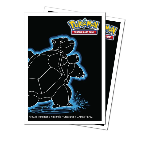 Apex Deck Protectors – Pokémon Neon Kanto – Blastoise Kártyavédő Tasak Apex Deck Protectors – Pokémon Neon Kanto – Blastoise Kártyavédő Tasak