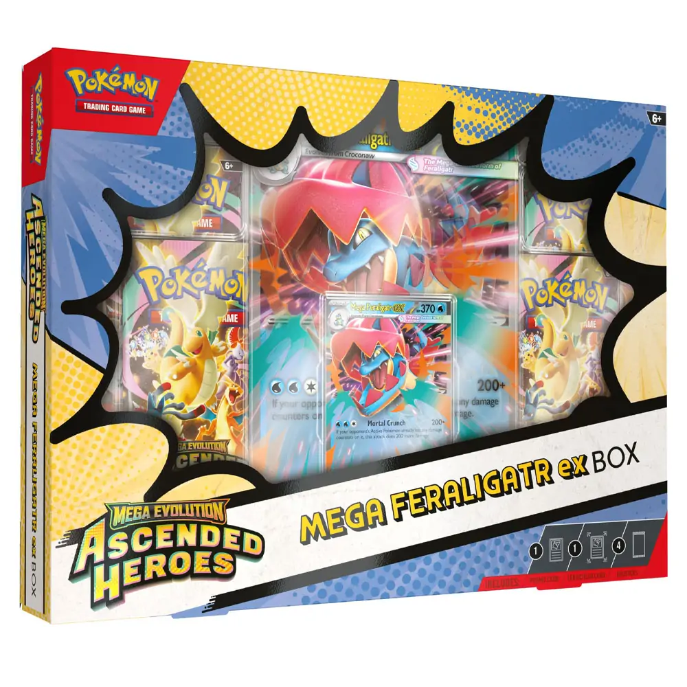 Pokémon TCG: Mega Feraligatr Ex box Pokémon TCG: Mega Feraligatr Ex box