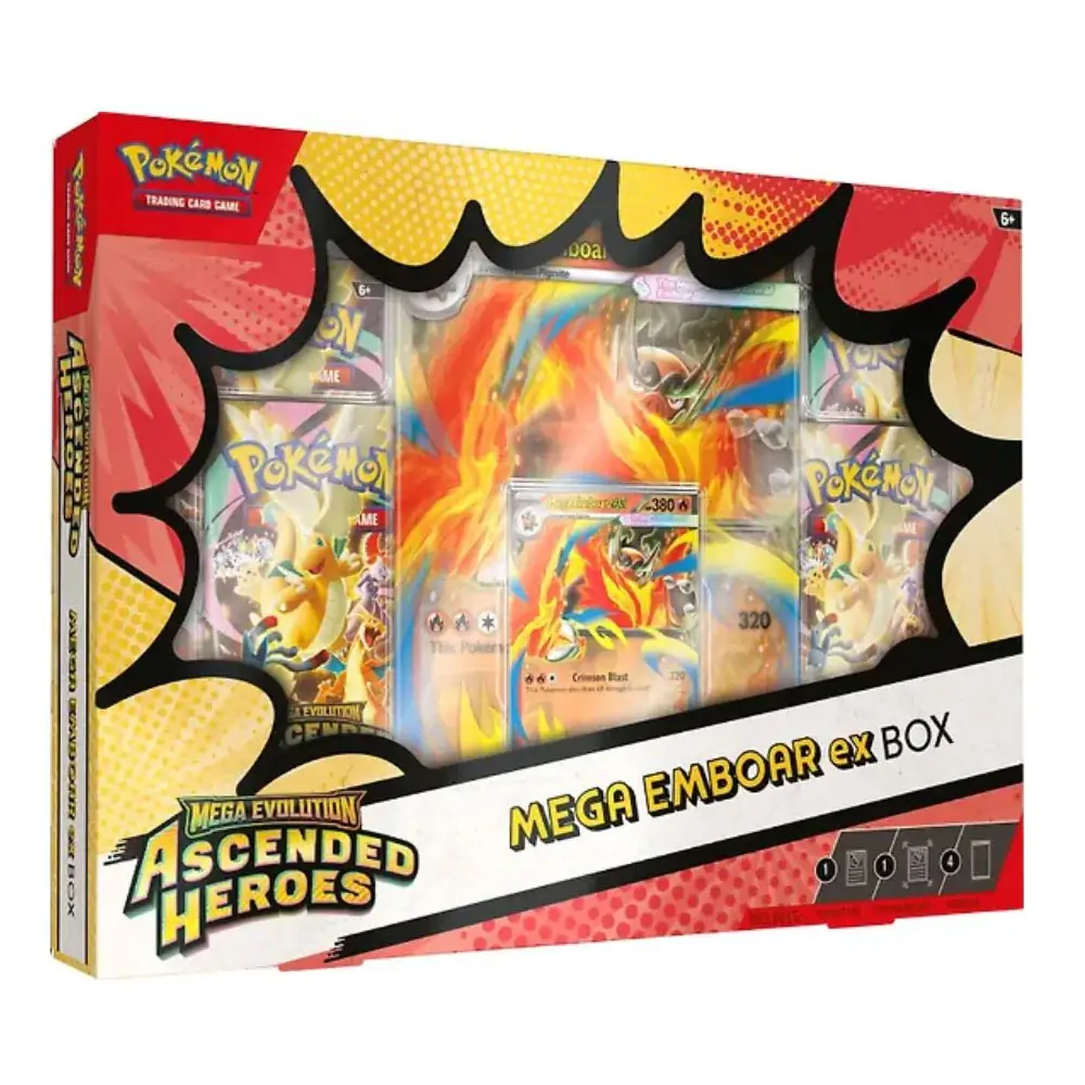 Pokémon TCG: Mega Emboar Ex box