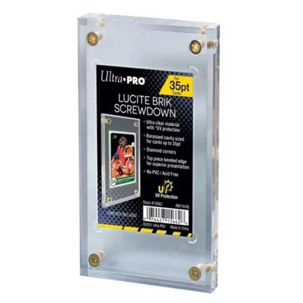 Lucite Card Display - 35 pt Lucite Brick Kártya Display Lucite Card Display - 35 pt Lucite Brick Kártya Display