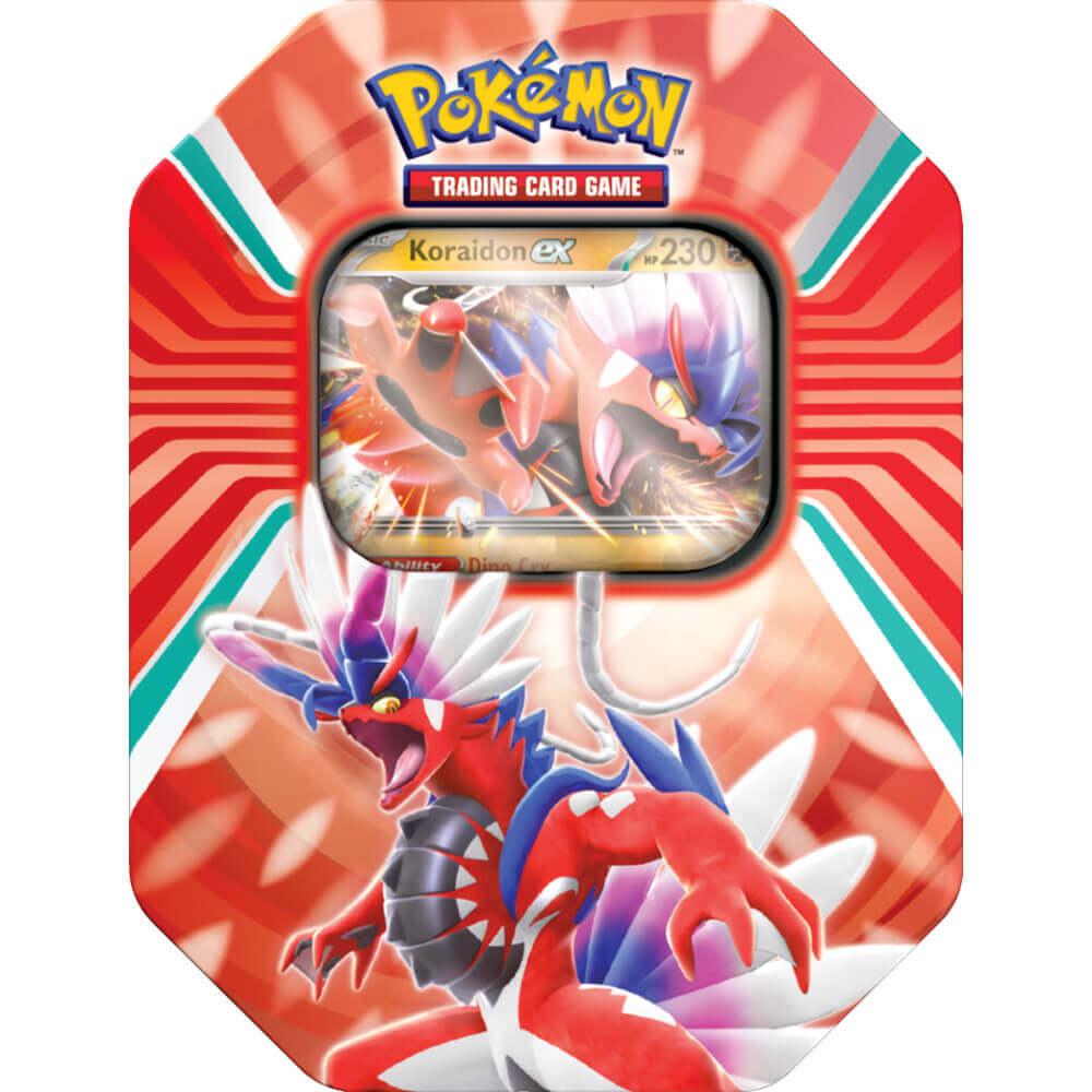 Pokémon TCG: Paldea Legends Fémdobozos Kártyacsomag - Koraidon ex