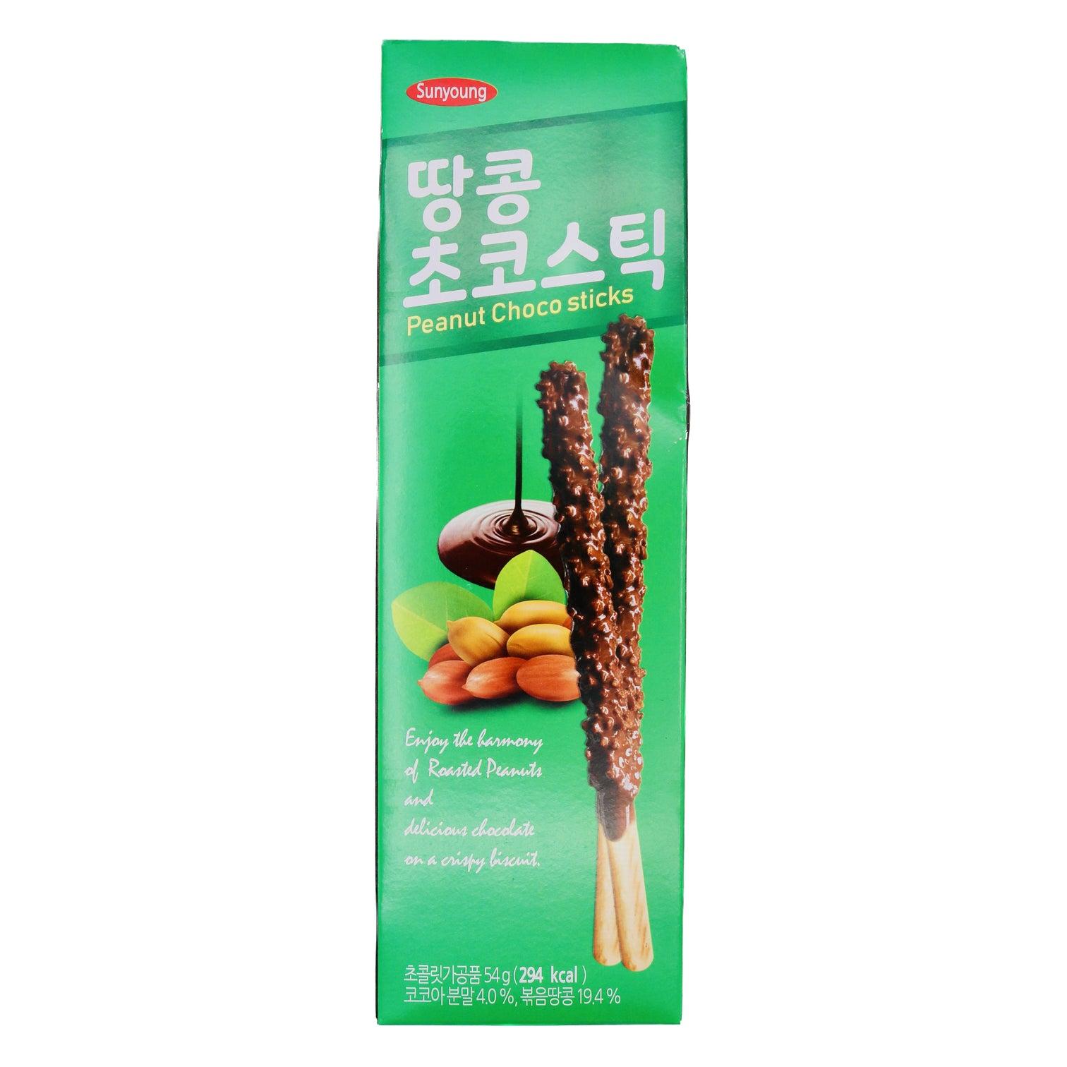 Sunyoung Peanut Big Choco Sticks 54g