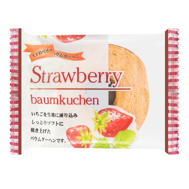 Atom Strawberry baumkuchen 80g