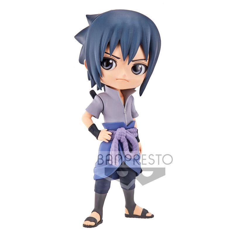Naruto Shippuden Sasuke Uchiha Ver.A Q posket figure 14cm